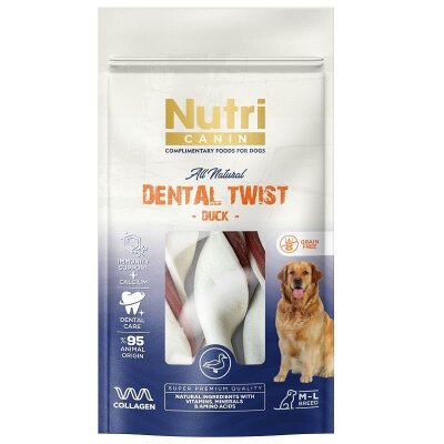 Nutri Canin Ördekli Dental Burgu Köpek Ödülü 80 gr