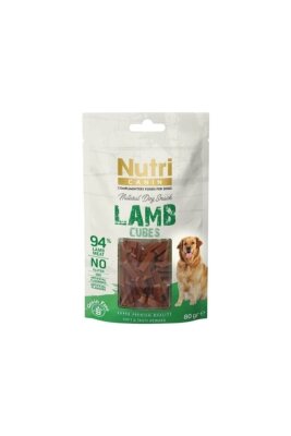 Nutri Canin Tahılsız Kuzu Etli Küp Köpek Ödülü 80 gr