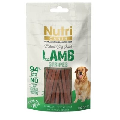 Nutri Canin Tahılsız Kuzu Etli Yumuşak Köpek Ödülü 80 gr