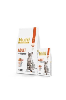 Nutri Feline Somonlu Glutensiz Yetişkin Kedi Maması 10 kg