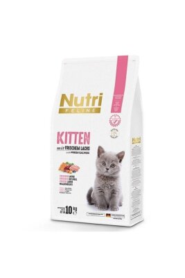 Nutri Feline Somonlu Tahılsız Yavru Kedi Maması 10 kg