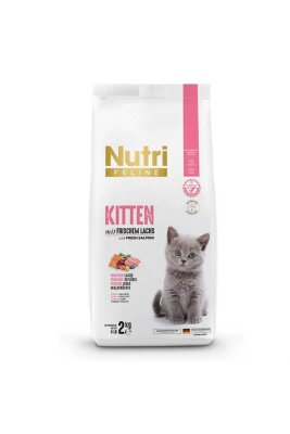 Nutri Feline Somonlu Tahılsız Yavru Kedi Maması 2 kg