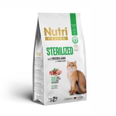 Nutri Feline Kuzulu Düşük Tahıllı Kısırlaştırılmış Kedi Maması 2 kg