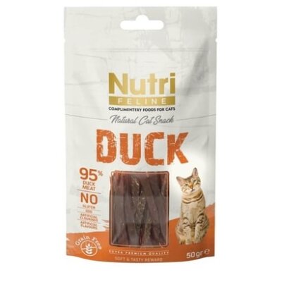 Nutri Feline %95 Ördekli Tahılsız Kedi Ödülü 50 gr