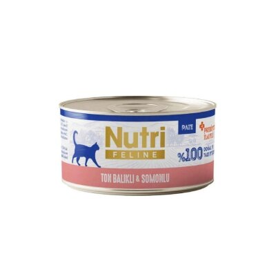 Nutri Feline Ton Balıklı ve Somonlu Tahılsız Kedi Konservesi 70 gr