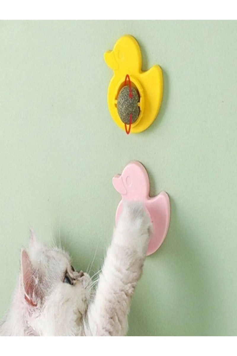 Ördek Figürlü Kedi Otu (Catnip) Yalama Topu