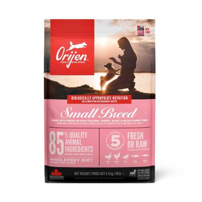 Orijen Tahılsız Küçük Irk Yavru ve Yetişkin Köpek Maması 4,5 kg