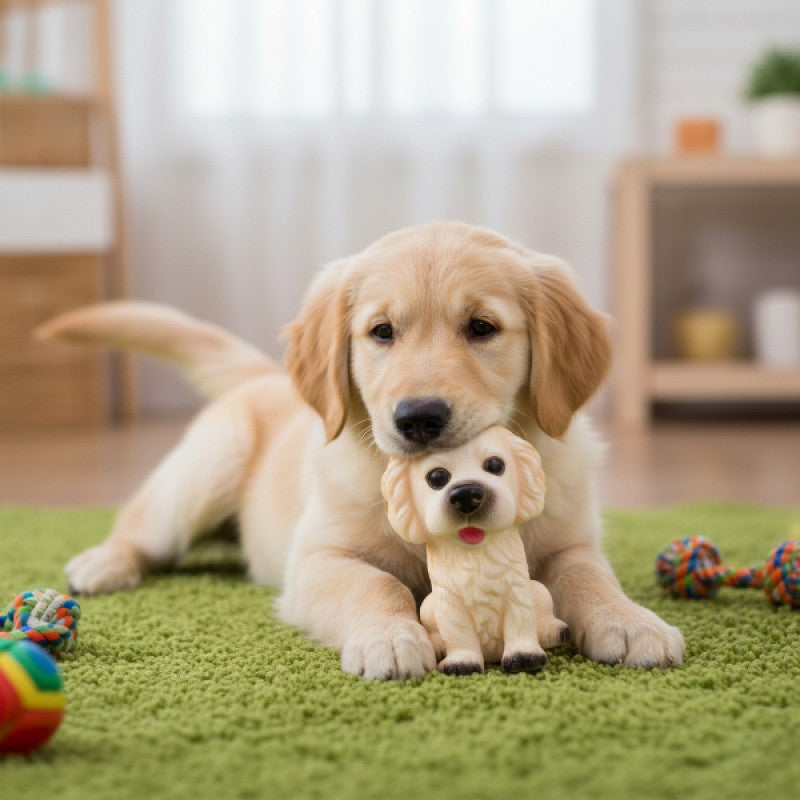 Sesli Köpek Figürlü Plastik Oyuncak
