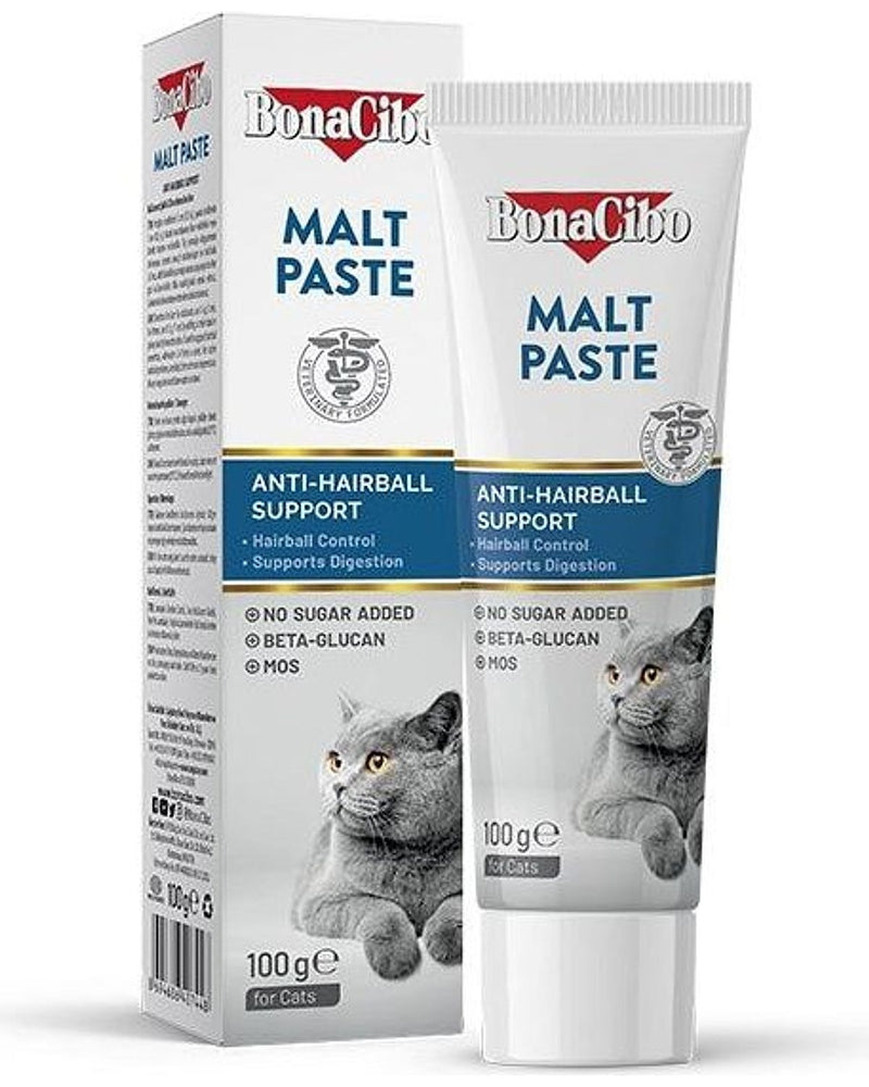BonaCibo Tüy Yumağı Önleyici Malt Macunu 100 gr x 3