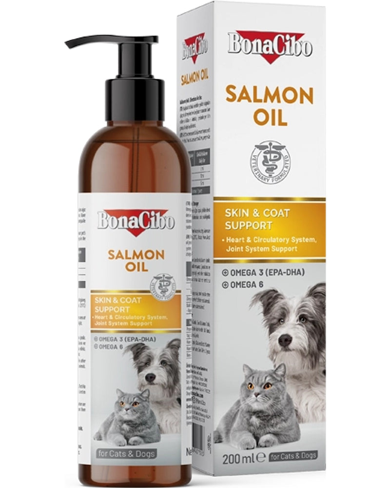 BonaCibo Omega 3-6 Somon Yağı 200 ml
