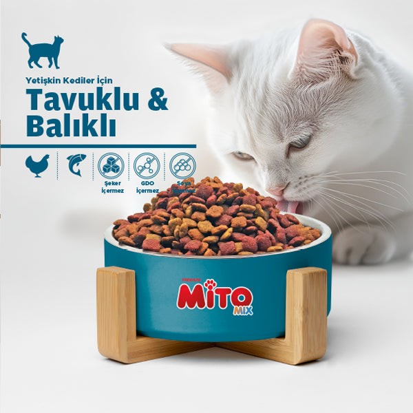 LaMito Karışık Yetişkin Kedi Kuru Maması 100 gr x 5