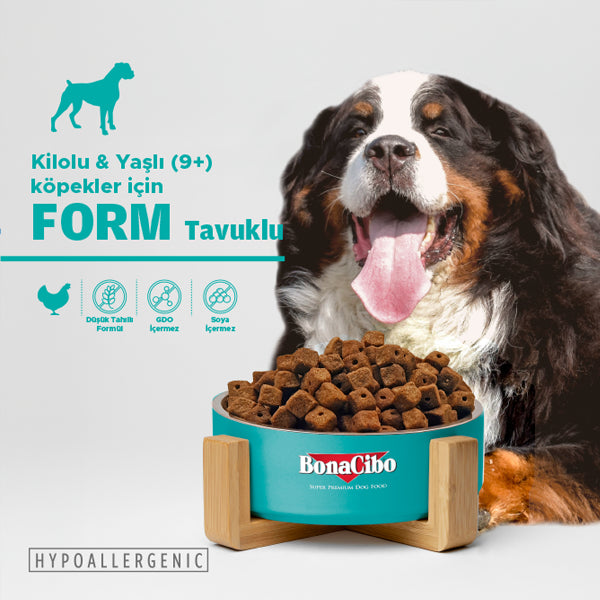 BonaCibo Form Kilo Kontrol Yetişkin Köpek Kuru Maması 100 gr x 5