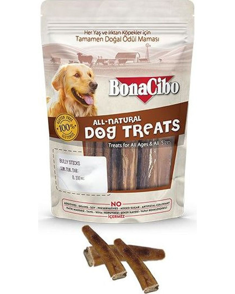 BonaCibo Doğal Bully Sticks Köpek Çiğneme Ödülü 100 gr