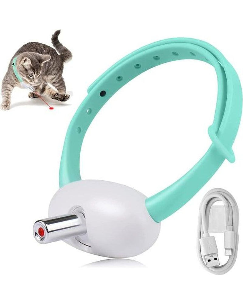 USB Şarjlı Otomatik Kapanmalı Lazerli Kedi Oyuncağı