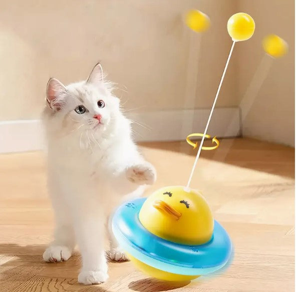 Hareketli Toplu UFO Ördek Kedi Oyuncağı