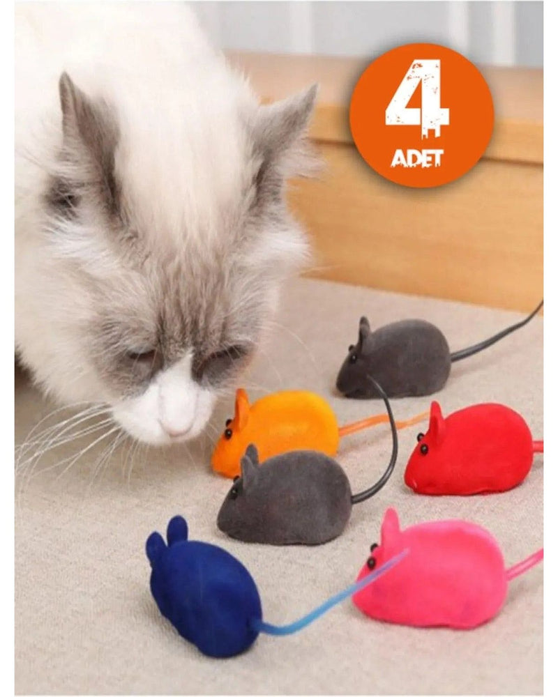 Kedi Oyun Faresi 4'lü Set