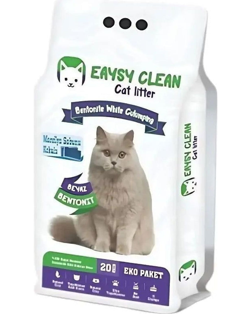 EaysyClean Marsilya Sabunlu Kalın Taneli Bentonit Kedi Kumu 20 L