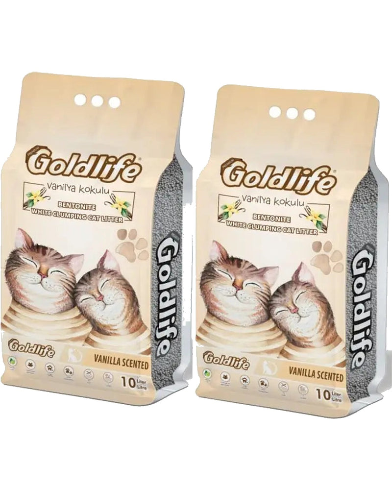 Vanilya Kokulu Bentonit Kedi Kumu 10 L x 2