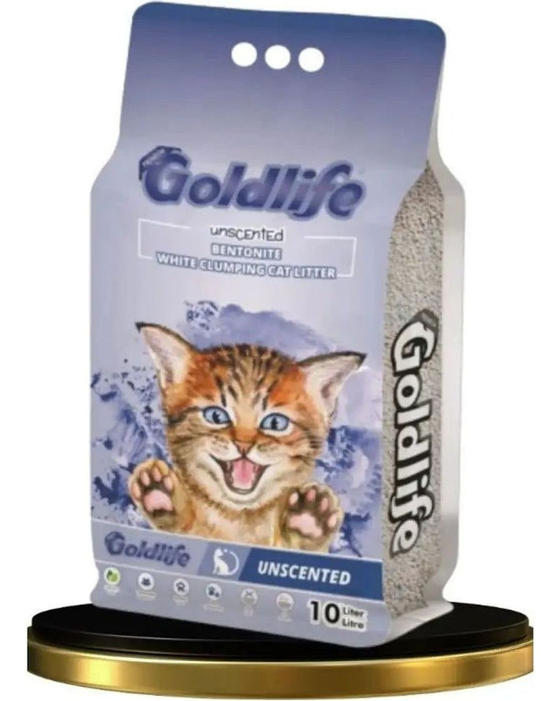 Goldlife Premium Kokusuz Topaklanan Kedi Kumu 10 L