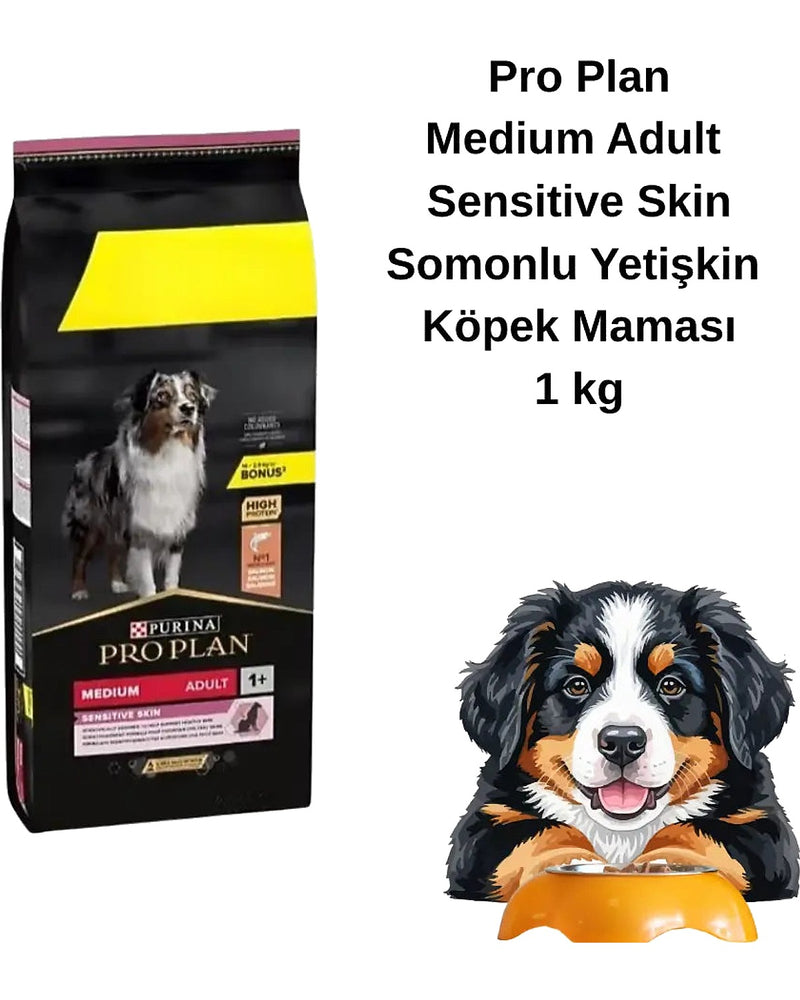 Pro Plan Medium Adult Hassas Ciltli Somonlu Köpek Maması 1 kg