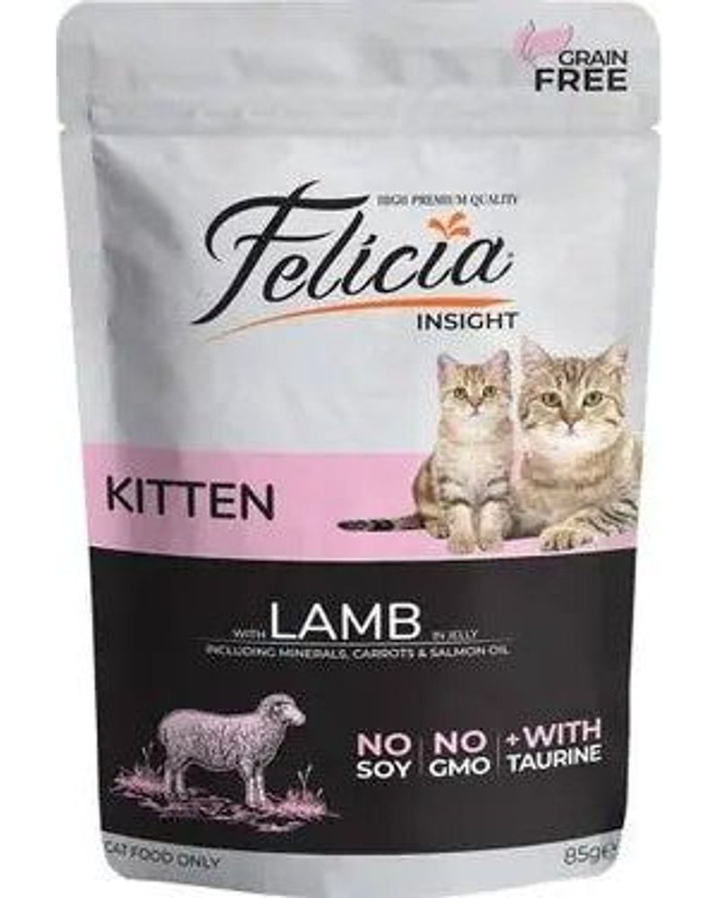 Felicia Kuzulu Tahılsız Yavru Yaş Kedi Maması (Pouch) 85 gr