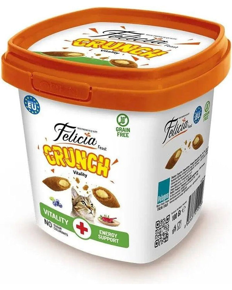 Felicia Vitality Sığır Etli Çıtır Kedi Ödülü 100 gr