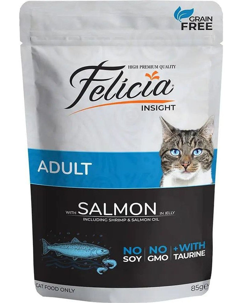 Felicia Somonlu Yetişkin Yaş Kedi Maması (Pouch) 85 gr