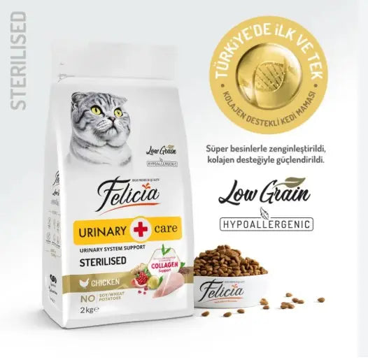 Felicia Az Tahıllı Tavuklu Hipoalerjenik Kısır Kedi Maması 2 kg