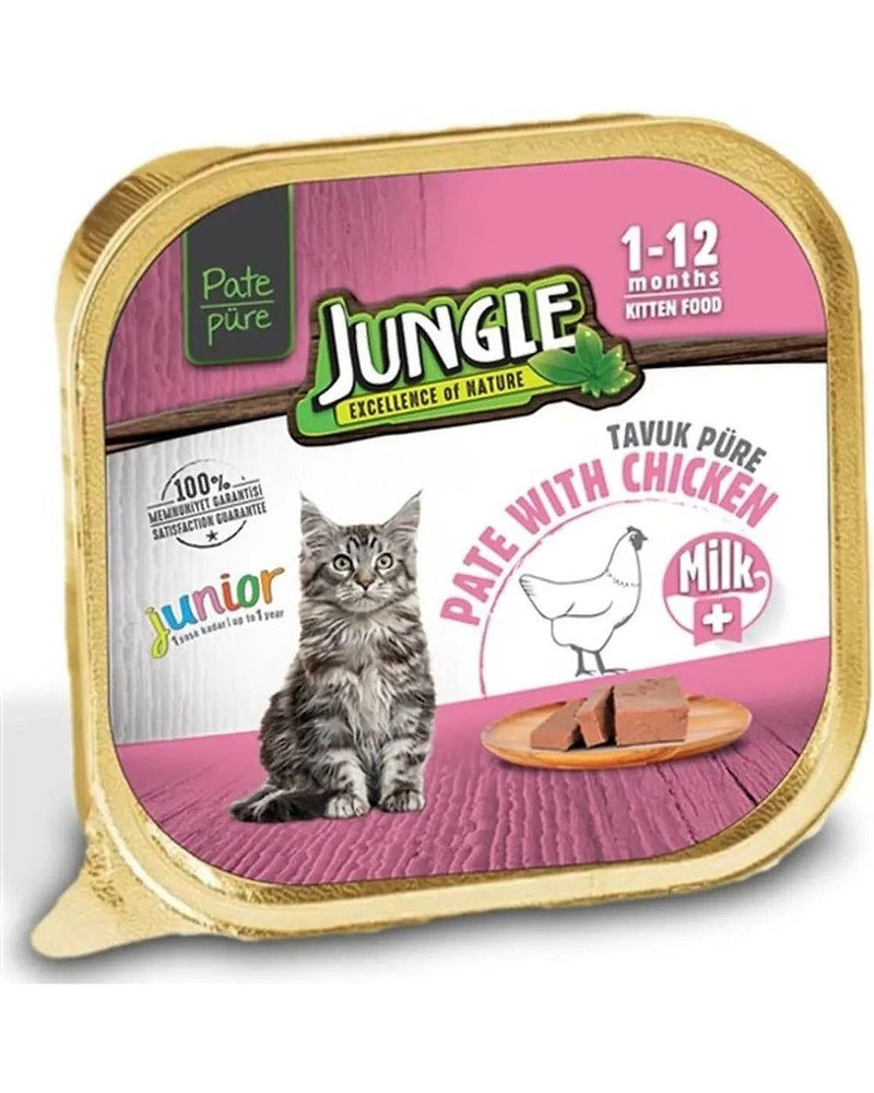 Jungle Tavuklu Ezme Yavru Kedi Konservesi 100 gr