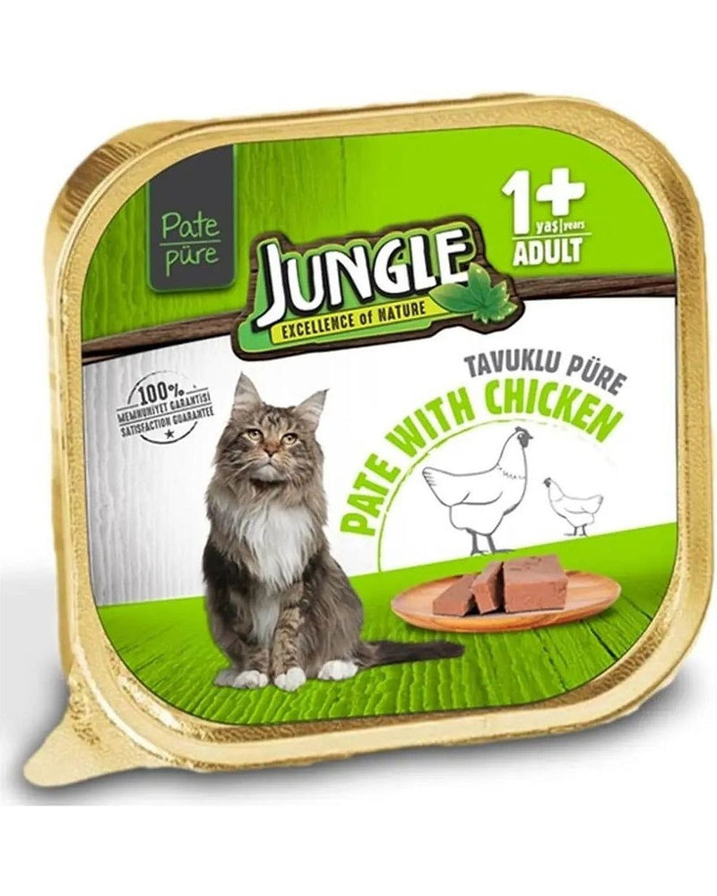 Jungle Tavuklu Ezme Yetişkin Kedi Konservesi 100 gr