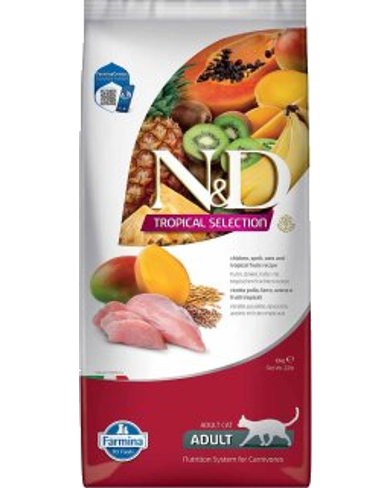 N&D Düşük Tahıllı Tavuklu Yetişkin Kedi Maması 10 kg