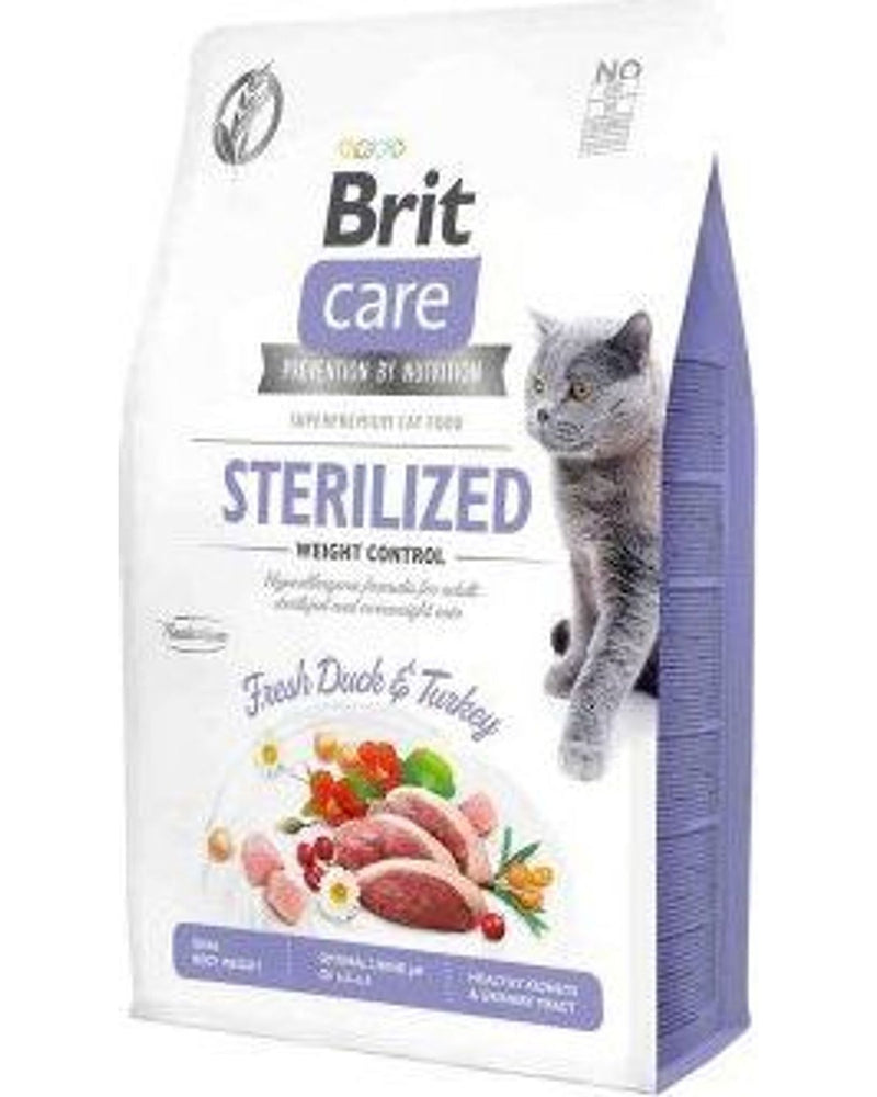 Brit Care Tahılsız Ördek Hindi Etli Kısırlaştırılmış Kedi Maması 2 kg
