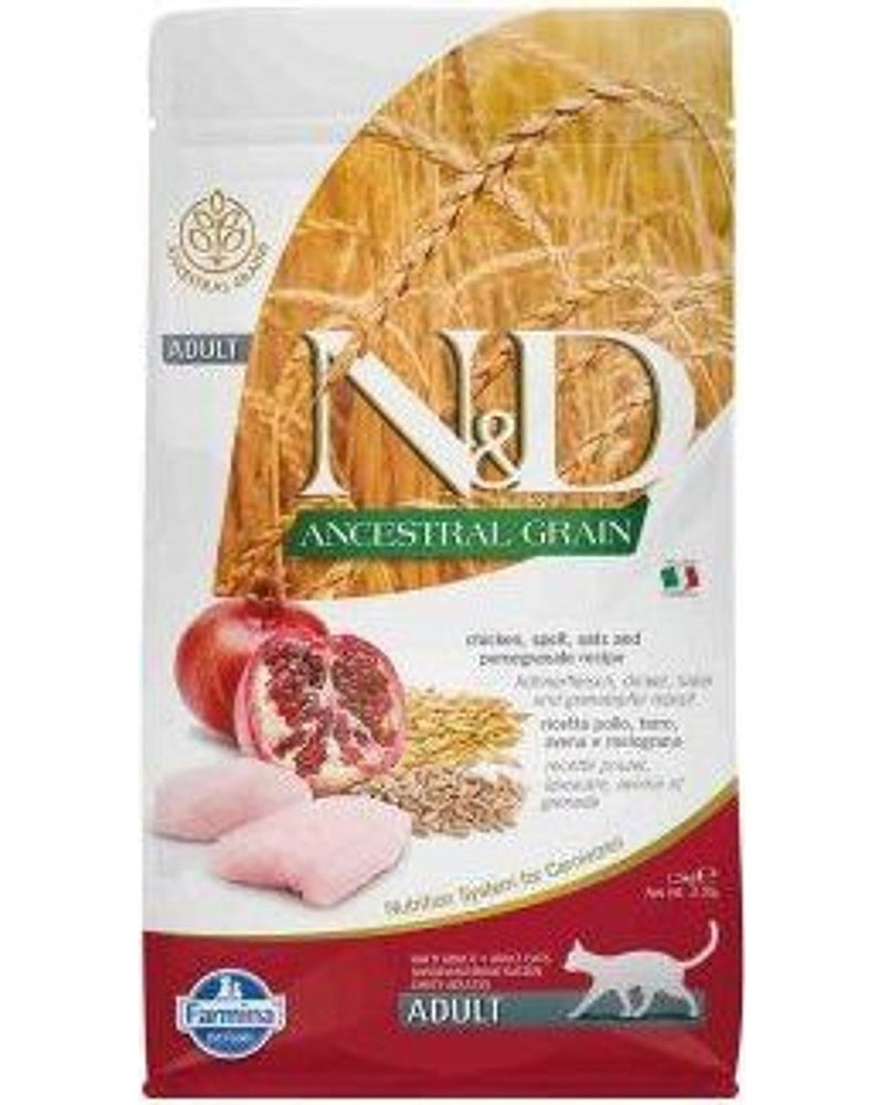 N&D Düşük Tahıllı Tavuklu Narlı Yetişkin Kedi Maması 1,5 kg