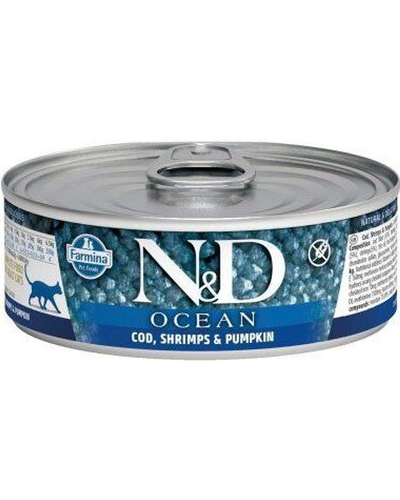 N&D Ocean Morina Karidesli Tahılsız Yavru Kedi Konservesi 80 gr