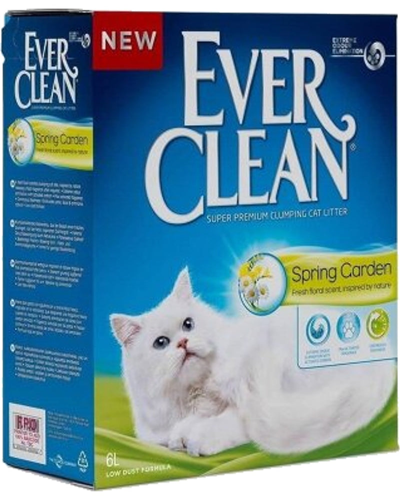 Ever Clean Çiçek Esanslı Aktif Karbonlu Topaklanan Kedi Kumu 10 L