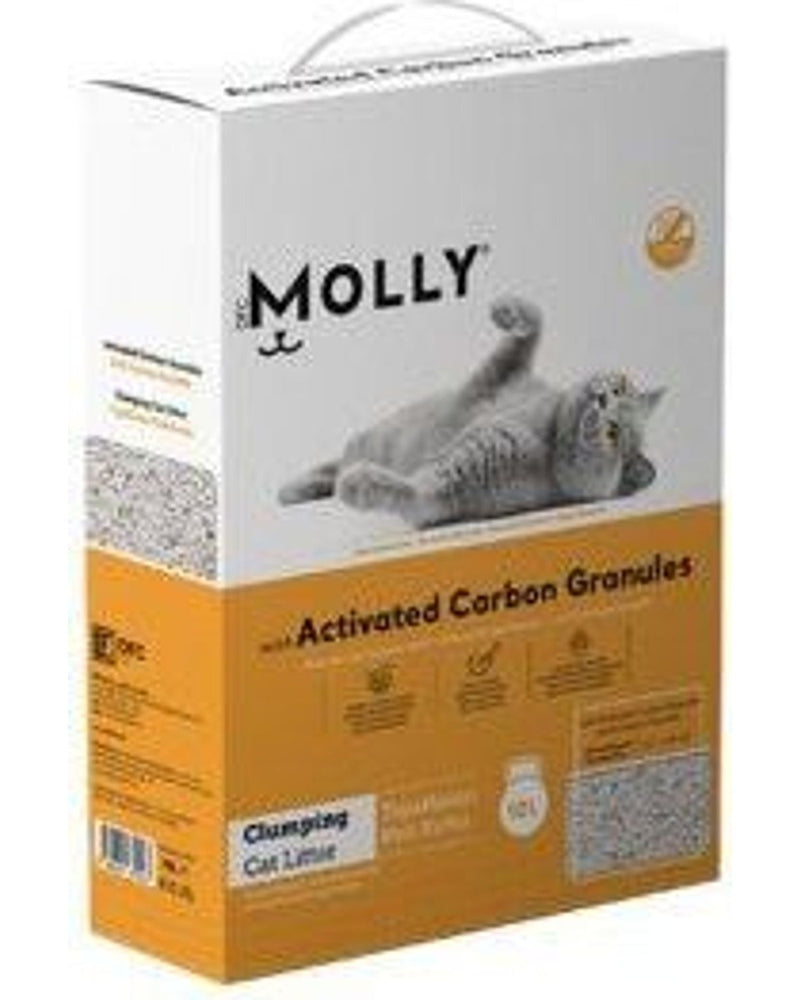 Molly Aktif Karbon Granüllü Topaklanan Kedi Kumu 10 L
