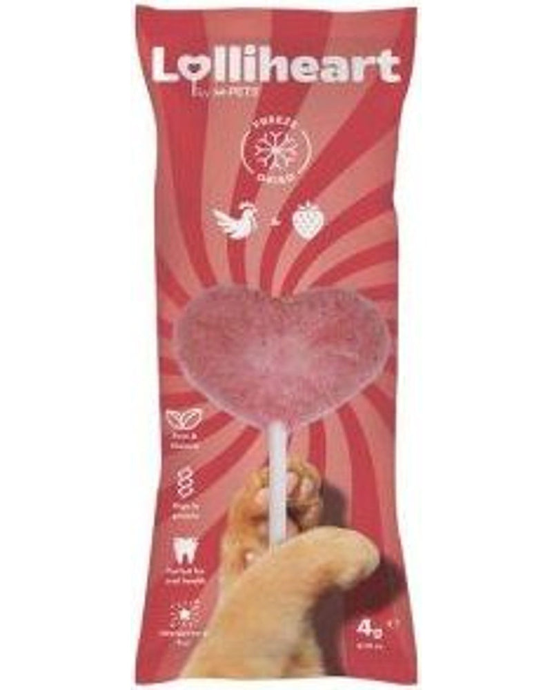 M-Pets Lolliheart Tavuklu Çilekli Kedi Ödülü 4 gr x 15