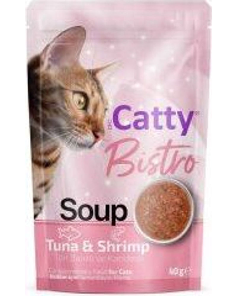 Catty Bistro Ton Balıklı Karidesli Kedi Çorbası 40 gr