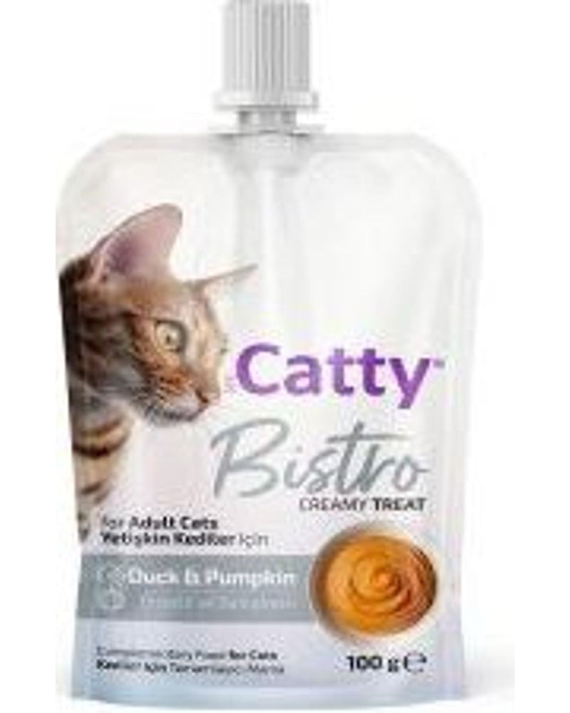 Catty Bistro Ördekli ve Balkabaklı Kedi Krema Ödülü 100 gr