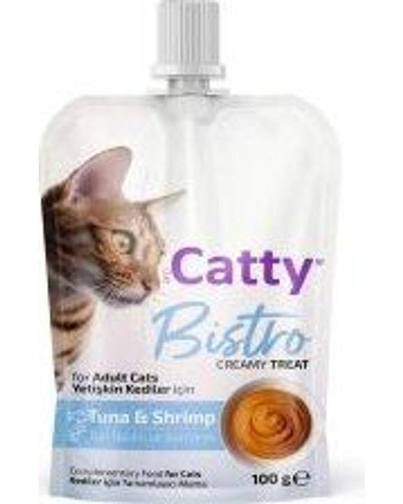 Catty Bistro Ton Balıklı ve Karidesli Kedi Krema Ödülü 100 gr