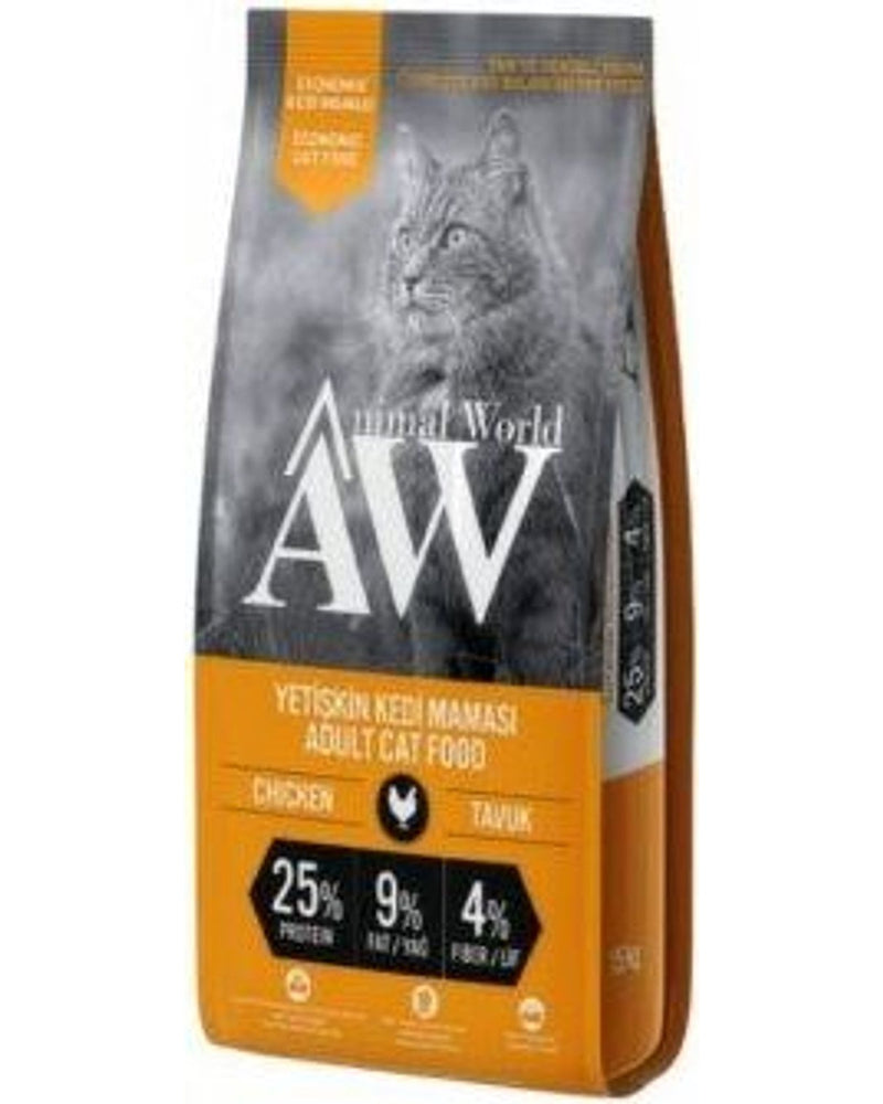 Animal World Eco Tavuklu Yetişkin Kedi Maması 15 kg