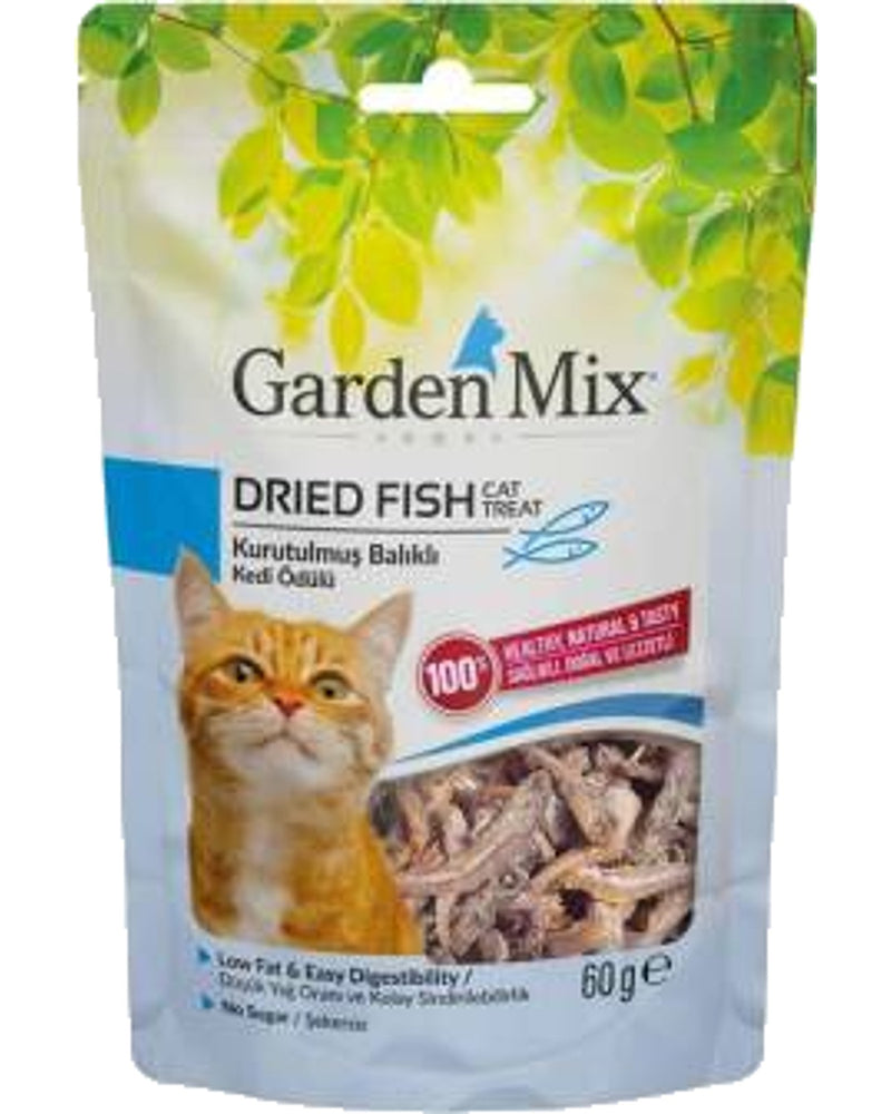 Gardenmix Kurutulmuş Balıklı Kedi Ödülü 60 gr