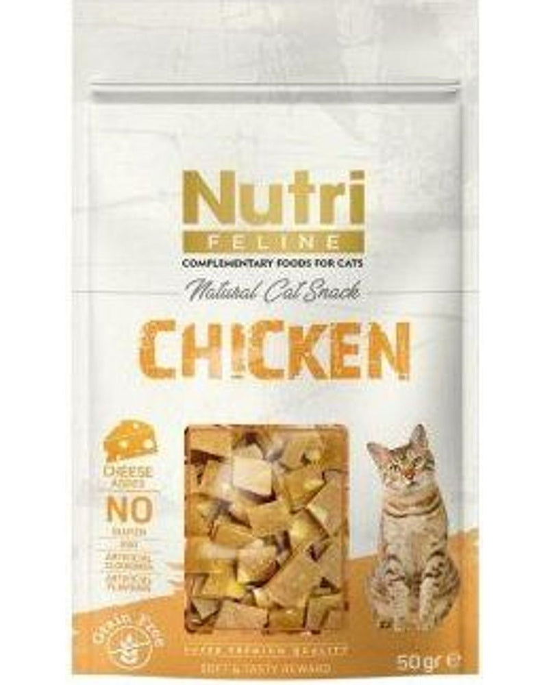 Nutri Feline Tavuklu ve Peynirli Yumuşak Kedi Ödülü 50 gr