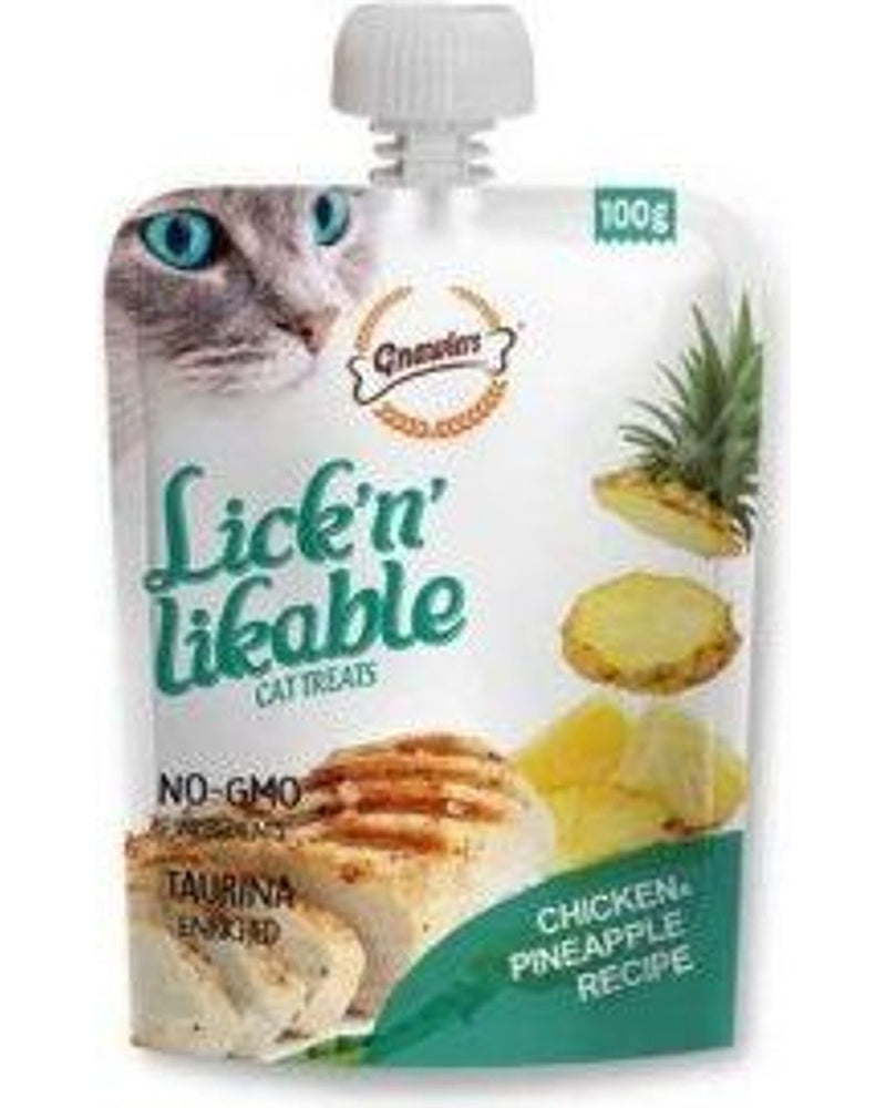 Gnawlers Tavuk ve Ananaslı Krema Kedi Ödülü 100 gr