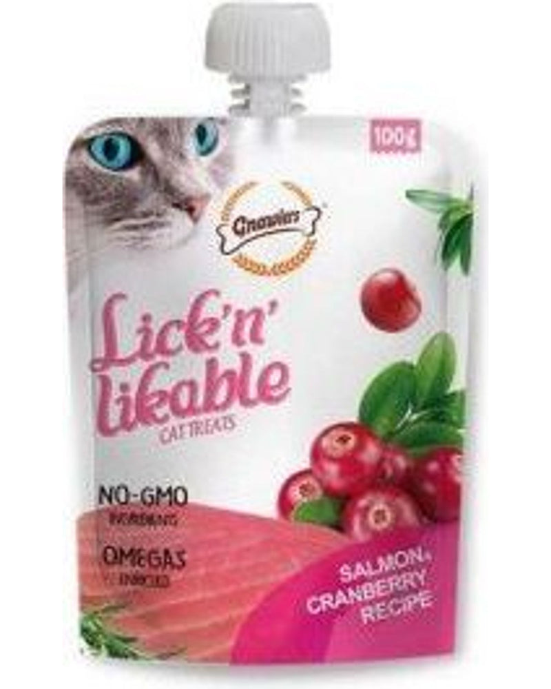 Gnawlers Somon ve Kızılcıklı Krema Kedi Ödülü 100 gr