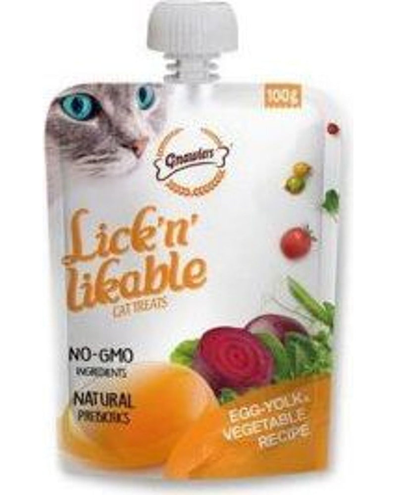 Gnawlers Yumurta Sarısı ve Sebzeli Krema Kedi Ödülü 100 gr