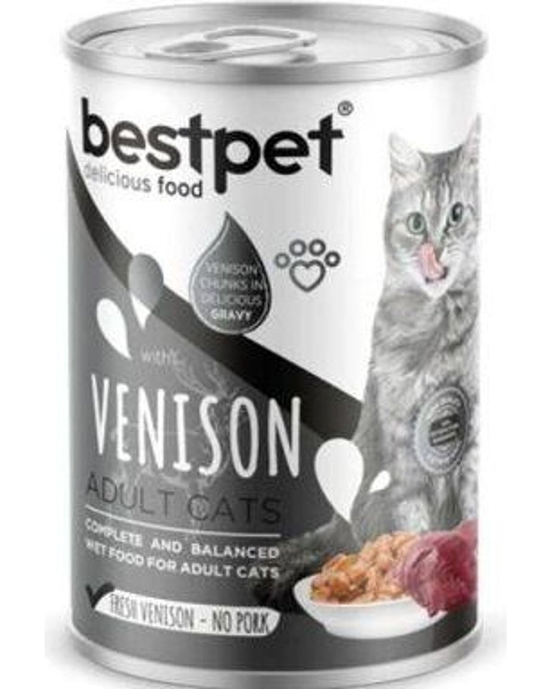 Bestpet Geyik Etli Yetişkin Yaş Kedi Maması 400 gr