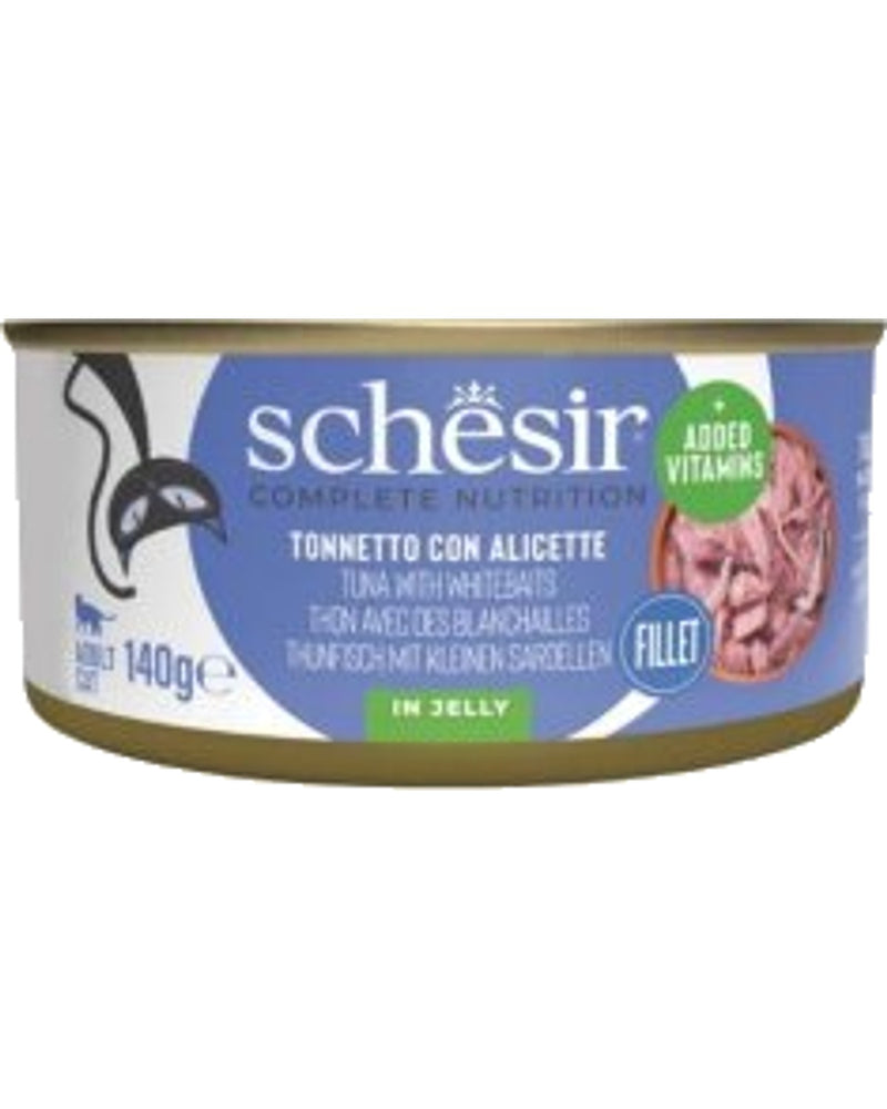 Schesir Jölede Ton ve Ringa Balıklı Doğal Kedi Konservesi 140 gr