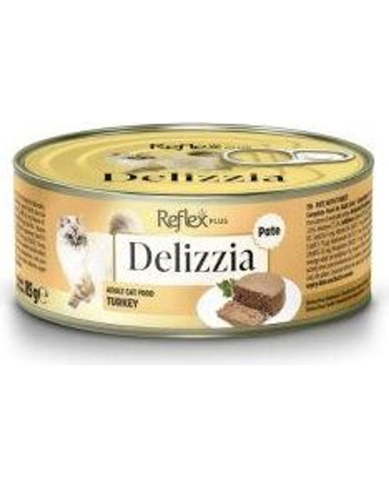 Reflex Plus Delizzia Kıyılmış Hindi Etli Kedi Konservesi 85 gr