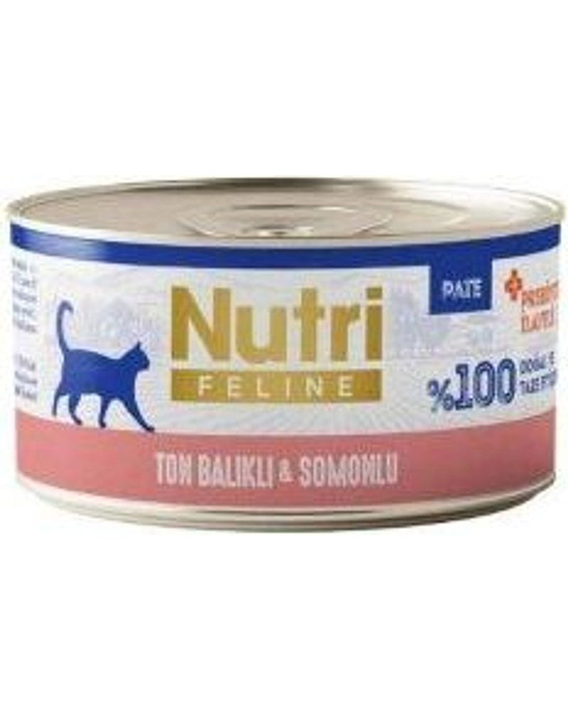 Nutri Feline Ton Balıklı ve Somonlu Tahılsız Kedi Konservesi 70 gr